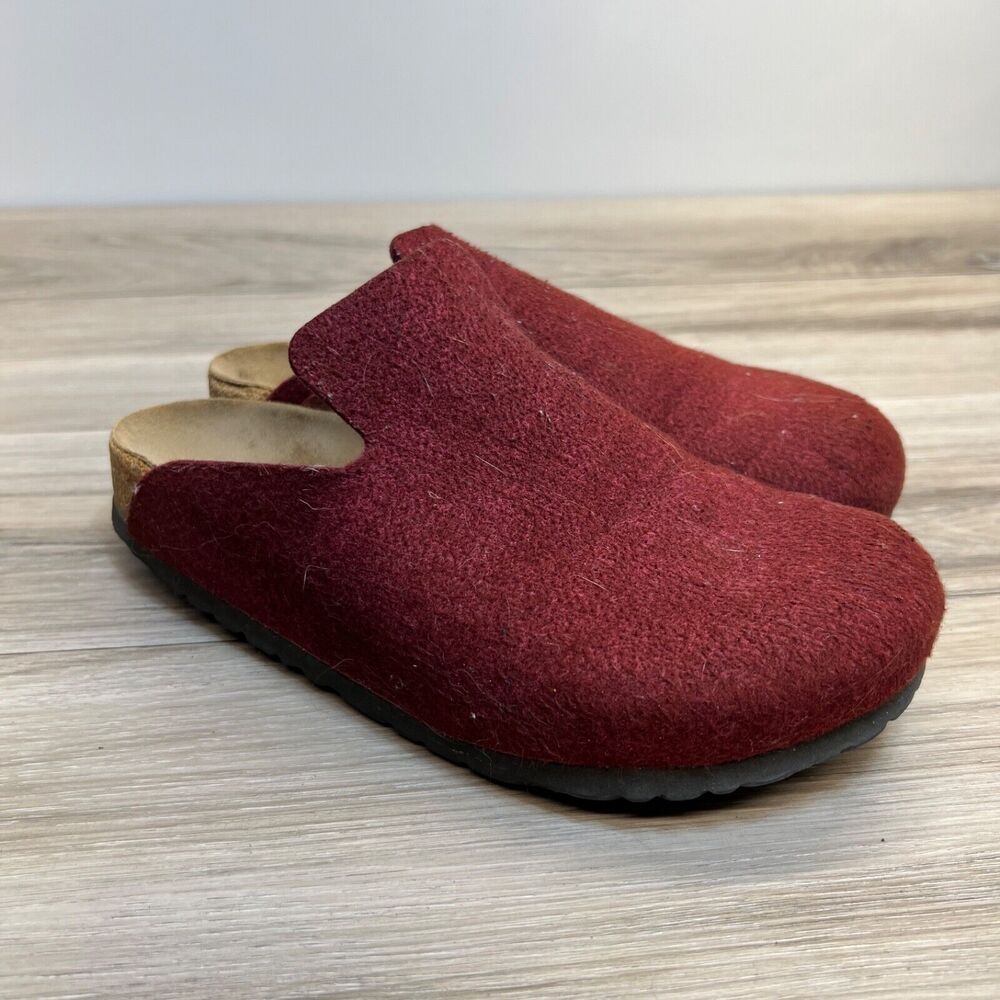 Mule Slippers For Felt Clogs Womens Scandinavian Felt Felted Wool